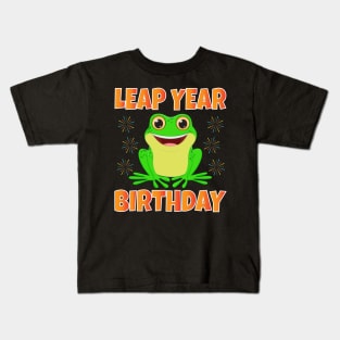 Leap Year Birthday February 29th Kids T-Shirt